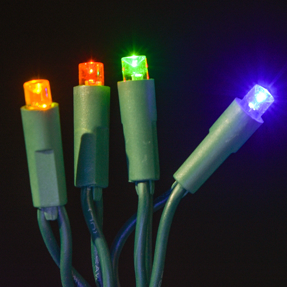 LED Concave 5MM Light Set, 70 Ct, 4" Spacing, Two Wire -Pro Lights