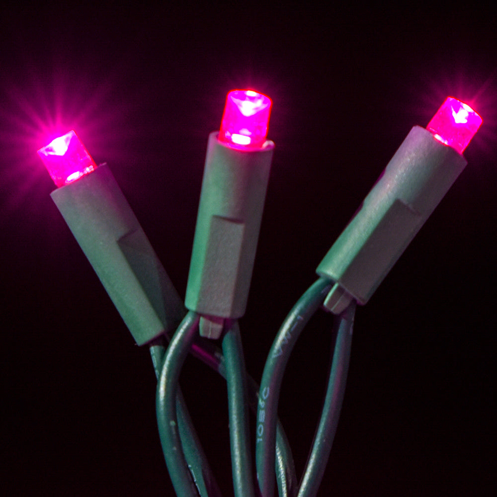 LED Concave 5MM Light Set, 70 Ct, 4" Spacing, Two Wire -Pro Lights