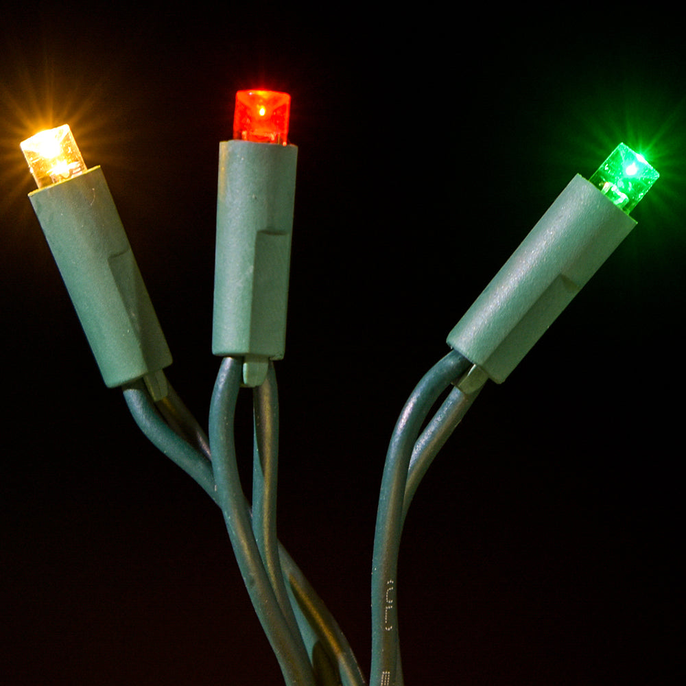 LED Concave 5MM Light Set, 70 Ct, 4" Spacing, Two Wire -Pro Lights