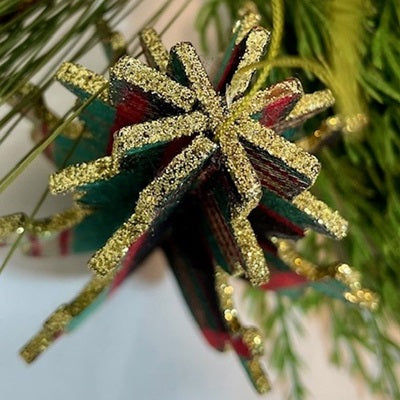 4 Plaid Dimensional Snowman