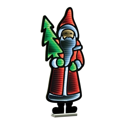 Infinity Santa with Tree 33"