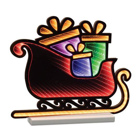 Sleigh w/ Packages Infinity Light 24.5" L x 18" H