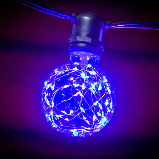 G125 Plastic Globe Bulb with Fairy Lights Inside