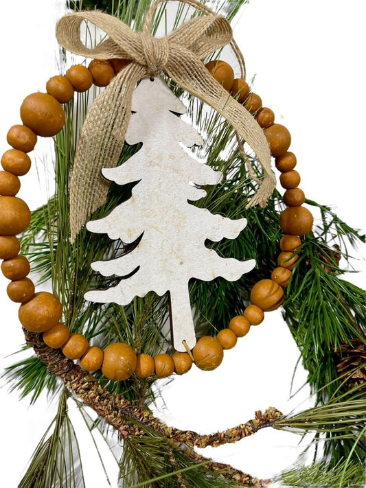 Tree Bead Ornament - Set of 3