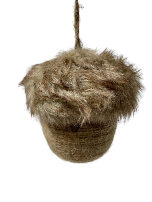 Textured Acorn Ornaments - Set of 5