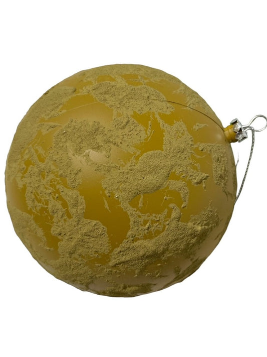 Mustard Ball Ornaments - Set of 6