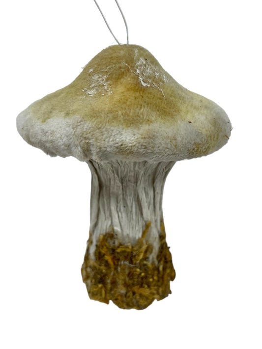 Tan Top Mushroom Ornament - Set of 4