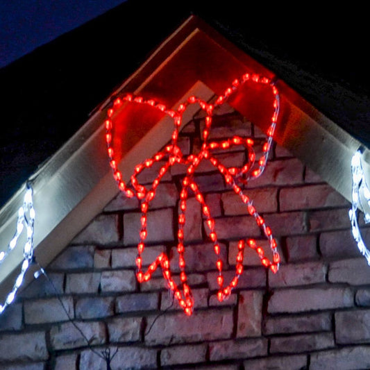 LED Bow 36" Red