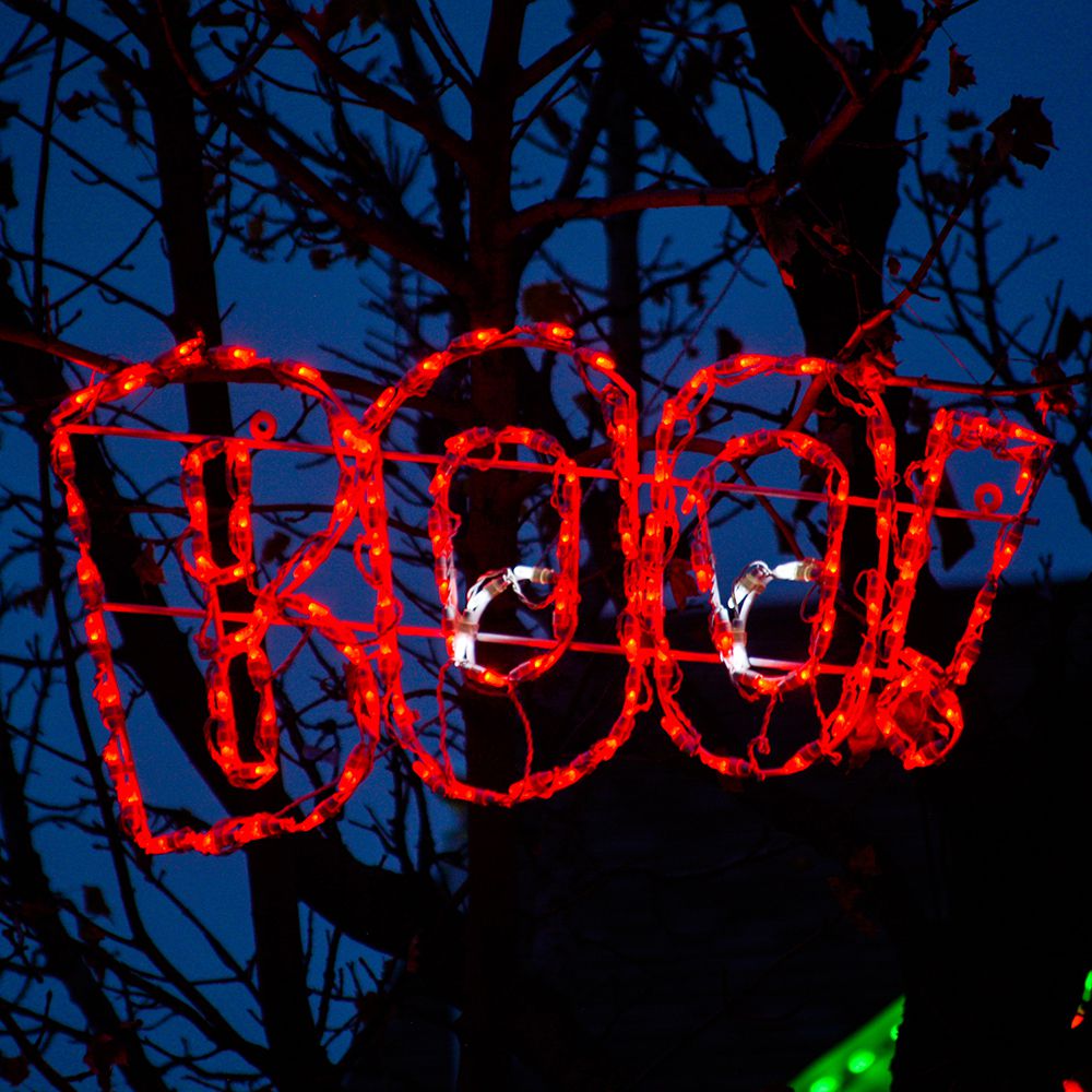 LED Boo Sign