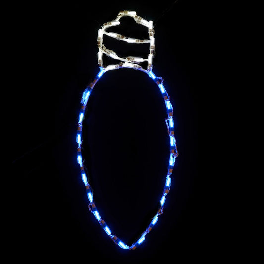 LED C9 Bulb Display Blue