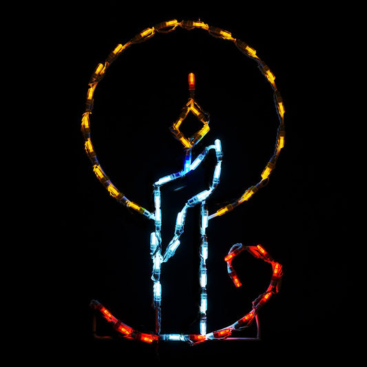 LED Candle in Holder