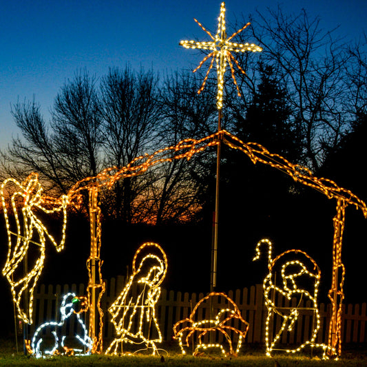 Lamb LED Nativity Display/Sign