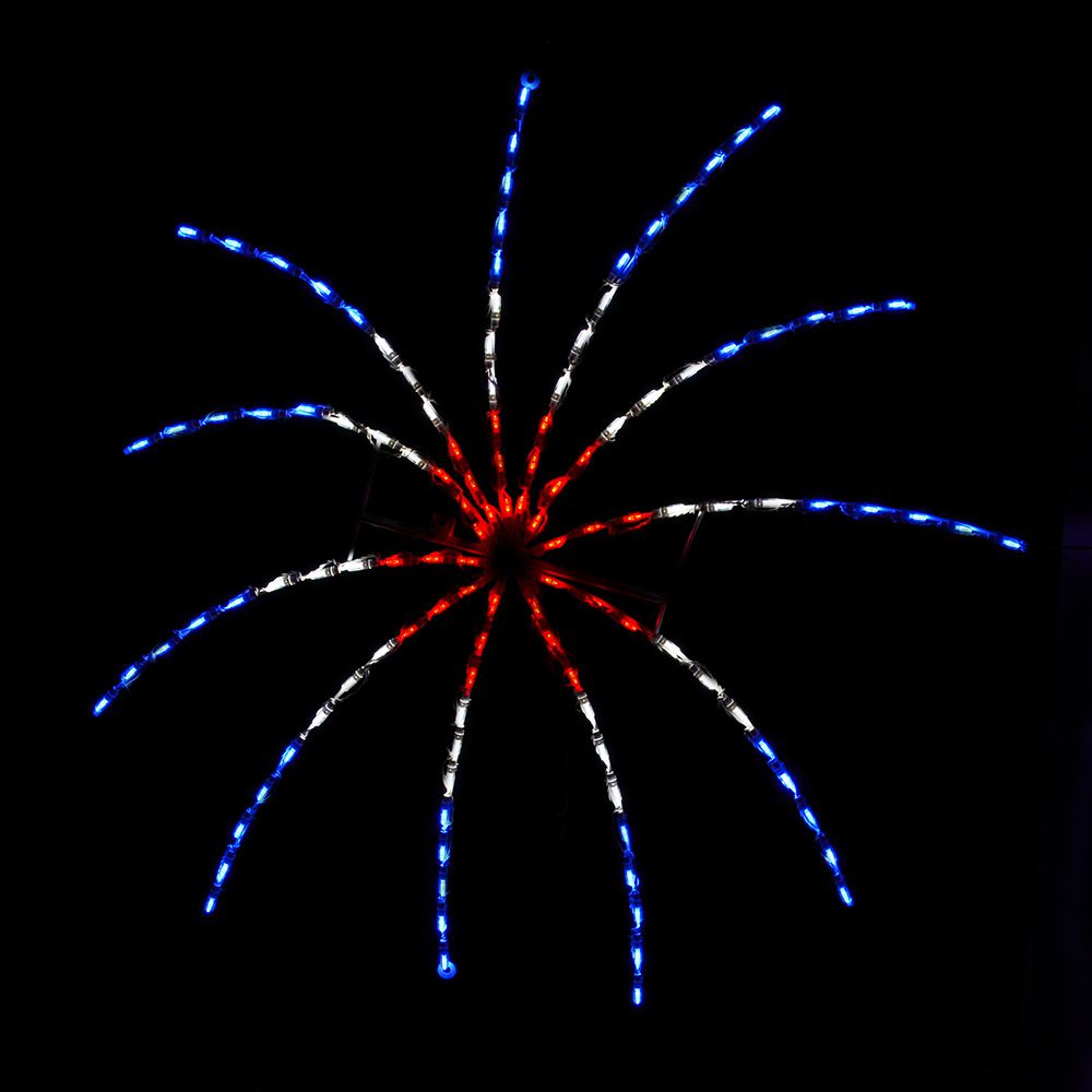 Firecracker 4th of July LED Display (48")
