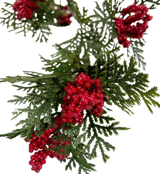 6 Greens with Berry Clusters