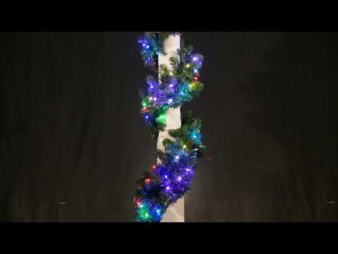 LED 9' Sierra Garland (RGB) - Controller Not Included
