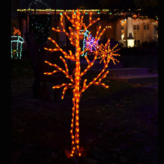 LED Halloween Tree - Orange