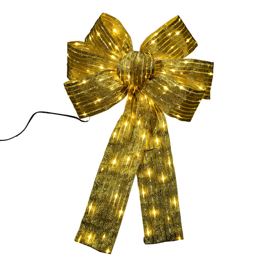 Illuma Bow 7 loops, Gold A/C Twinkle Lights