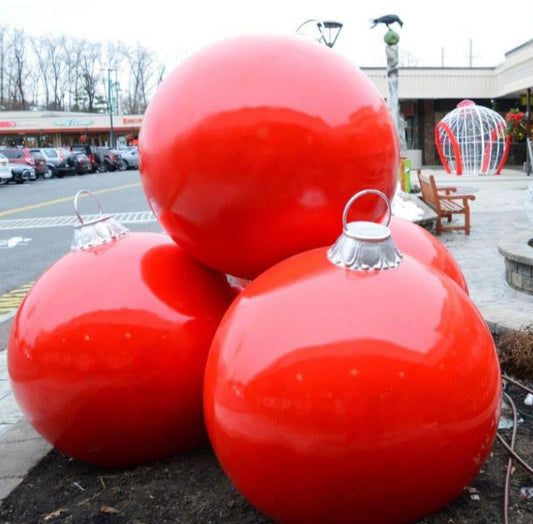 Fiberglass Ornament 4 Ball Set