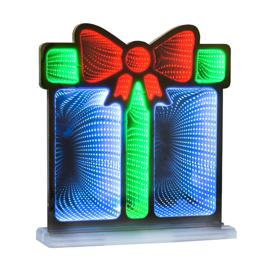 Infinity GiftBox Green Ribbon Display