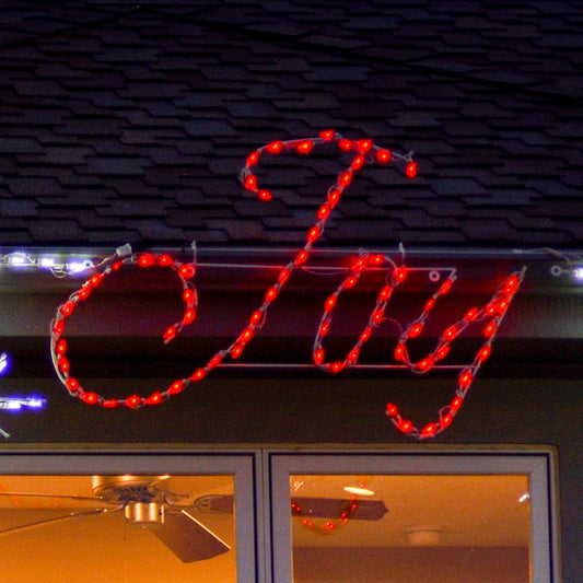 LED Joy Sign (Red)