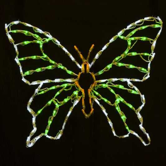 LED Butterfly Green