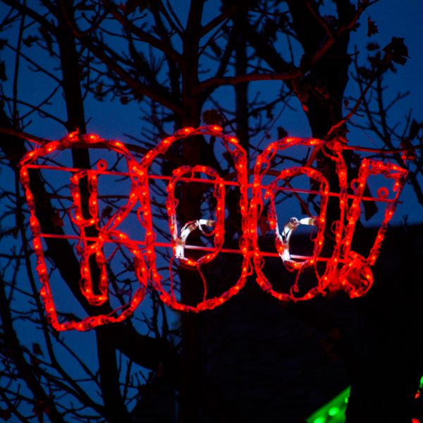 LED Boo Sign