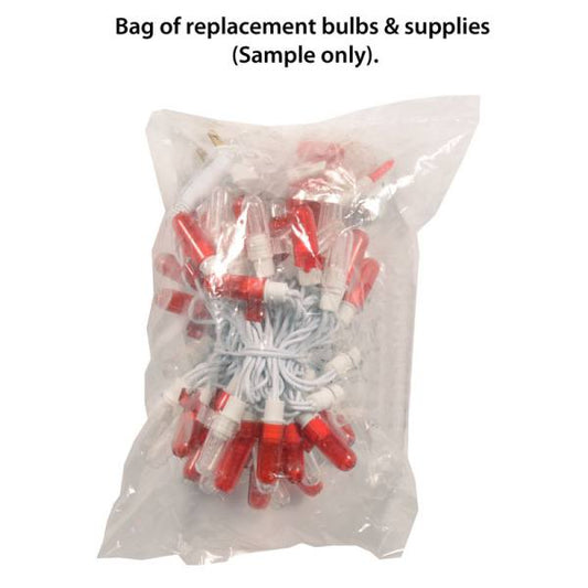 LED Candy Cane Linkable Replacement Strand