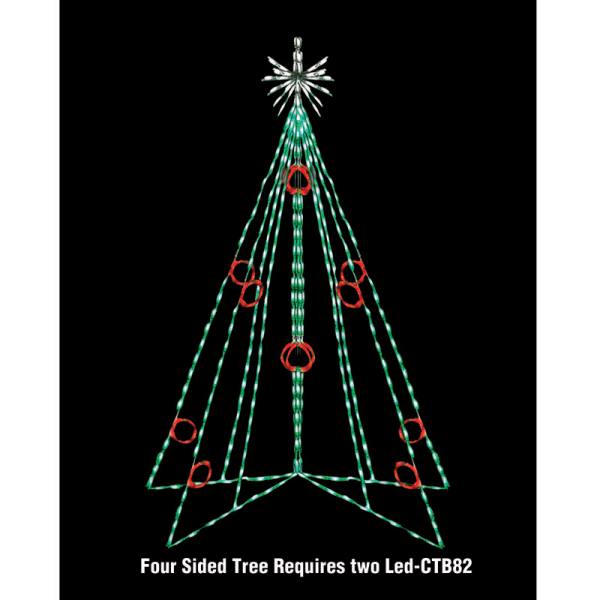 LED Christmas Tree With Berries