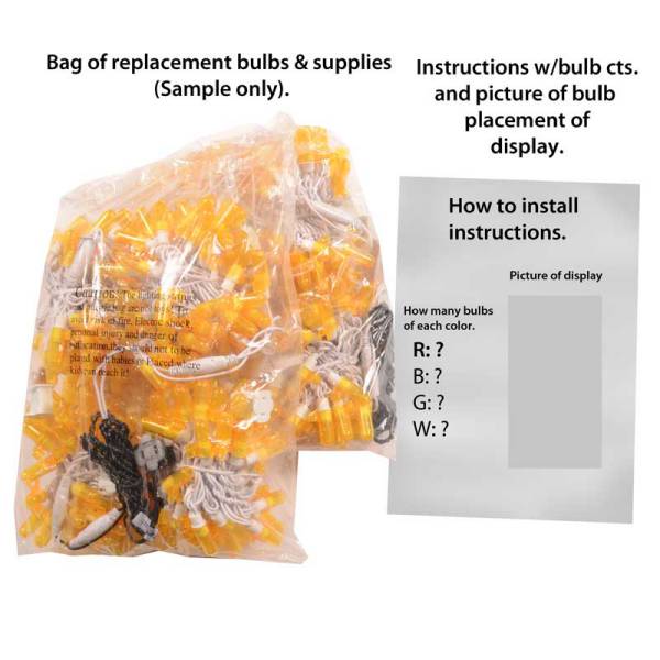 Nativity Hut Replacement Strand