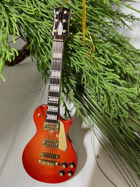 Single Cut Electric Guitar Ornament