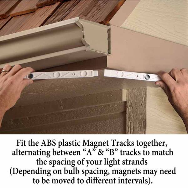 Magnetic Track Kit - 25' Black