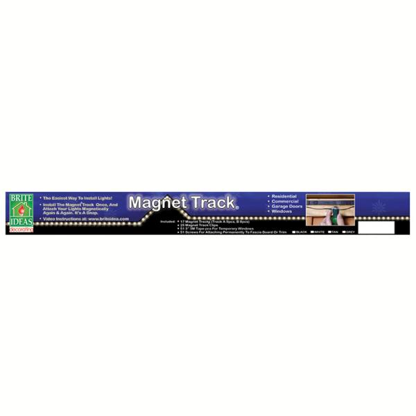 Magnetic Track Kit - 25' Tan