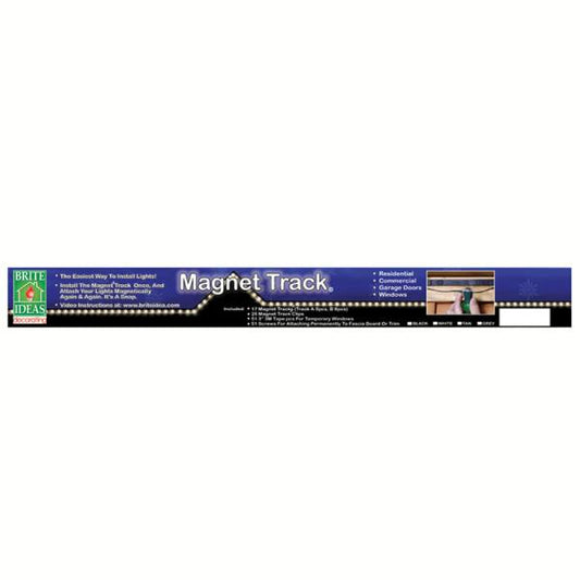 Magnetic Track Kit - 25' Tan