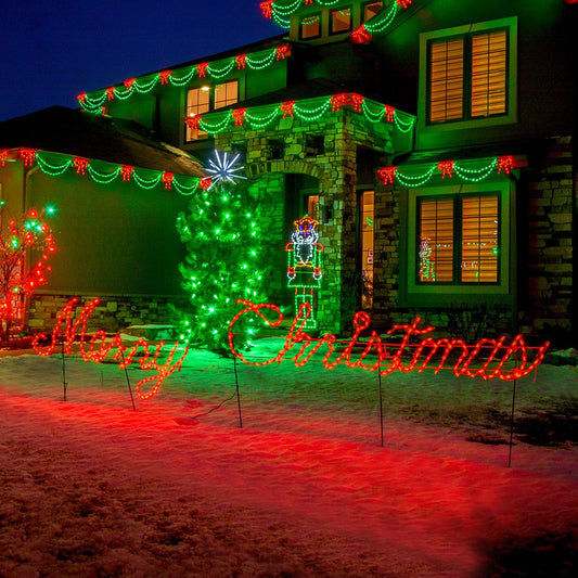 LED Merry Christmas (Red)