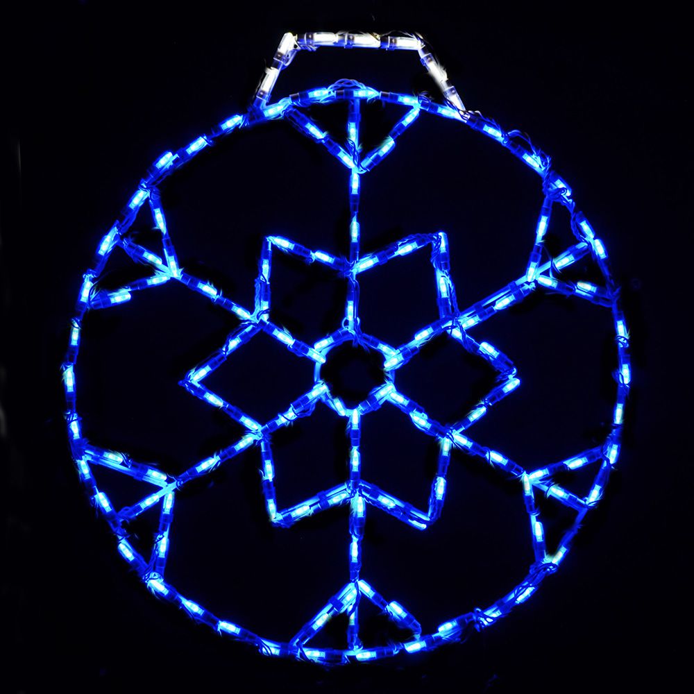 LED Snowflake Ornament - Small