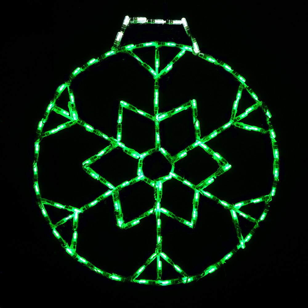 LED Snowflake Ornament - Small