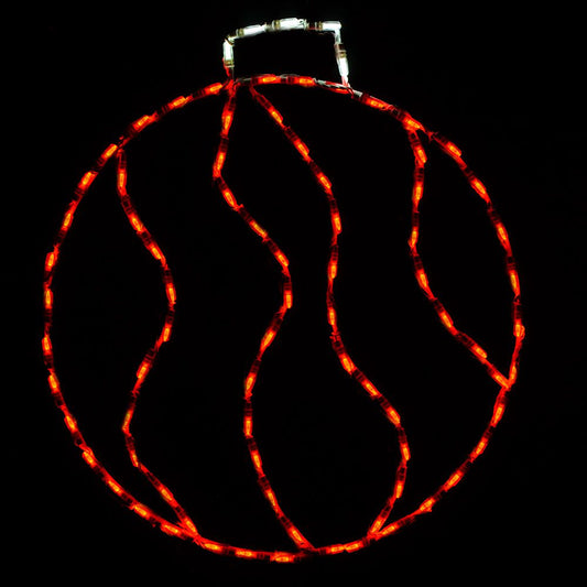 LED Swirl Ornament - Small