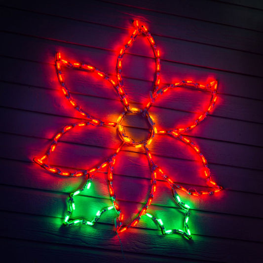 LED Poinsettia (small)