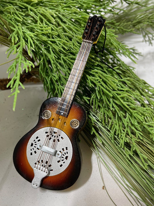 Resonator Guitar Ornament
