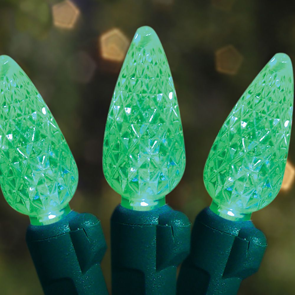 70's LED Strawberries Blue - 35 ft