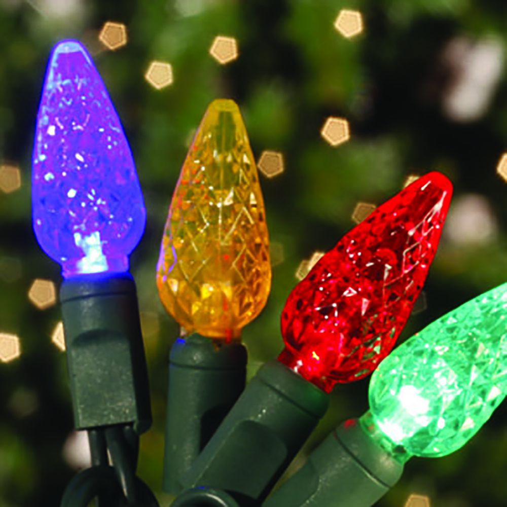 70's LED Strawberries Blue - 35 ft