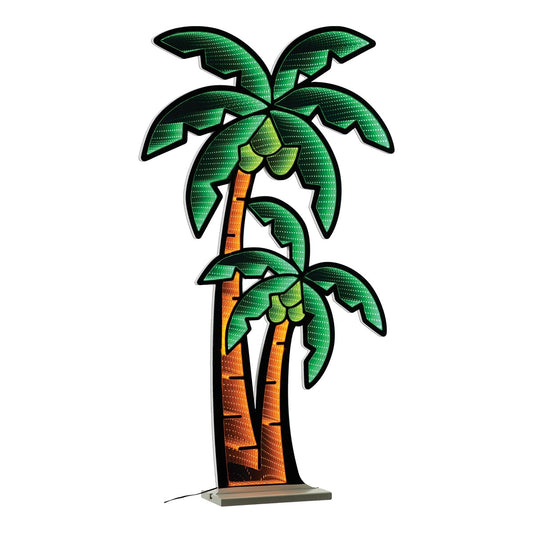 Palm Tree Infinity Light 48" H
