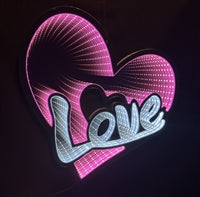 Infinity Love Heart 16.5"