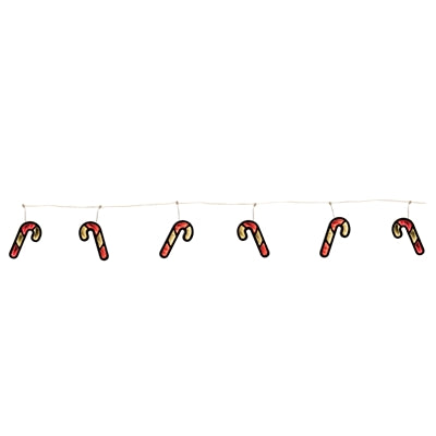 Infinity Candy Cane Garland 68"