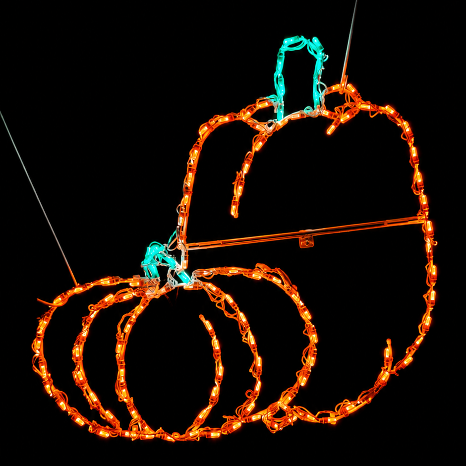 LED Double Pumpkin