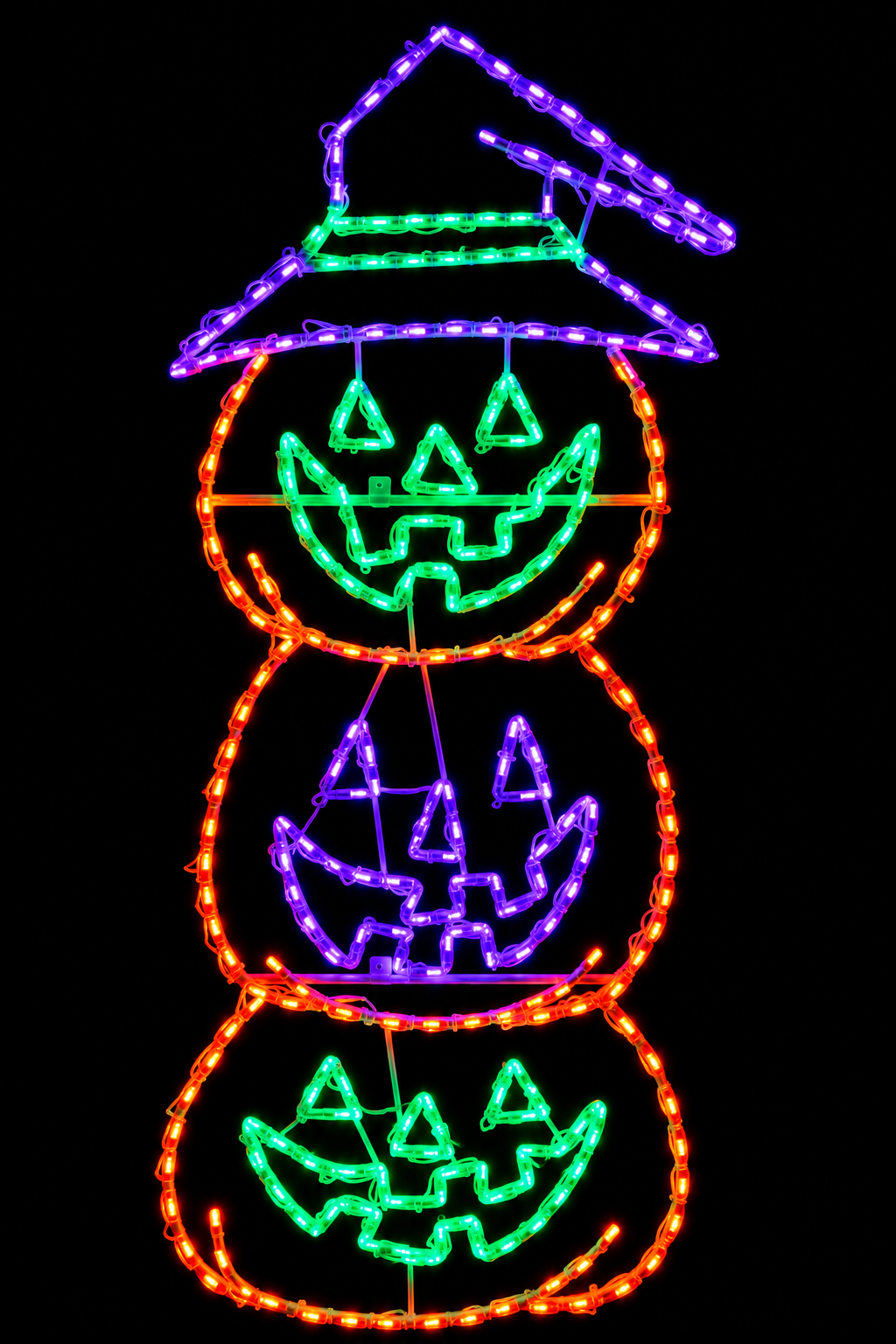 LED 3 Pumpkin Stack