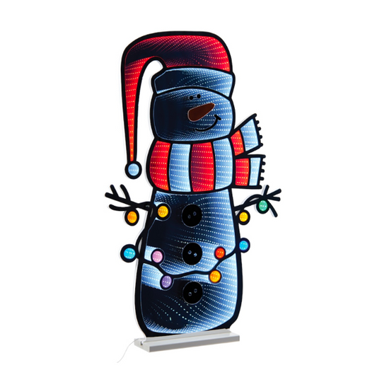 Snowman with Lights Infinity