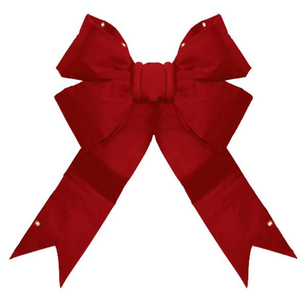 Red Velvet Bow 4 Loop 18"