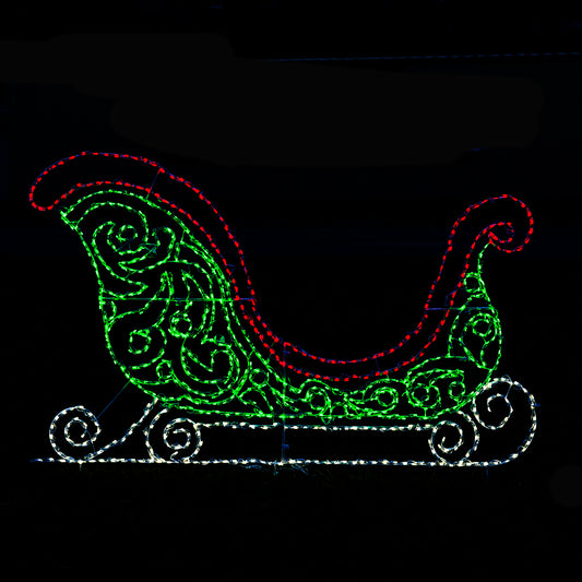 Fancy Sleigh Red/Green