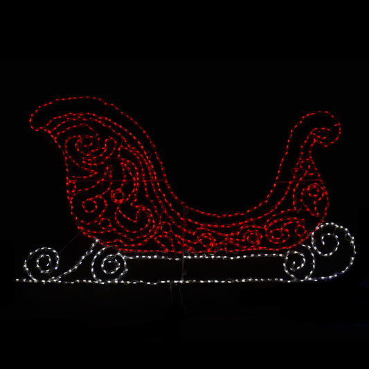 Fancy Sleigh Red/White